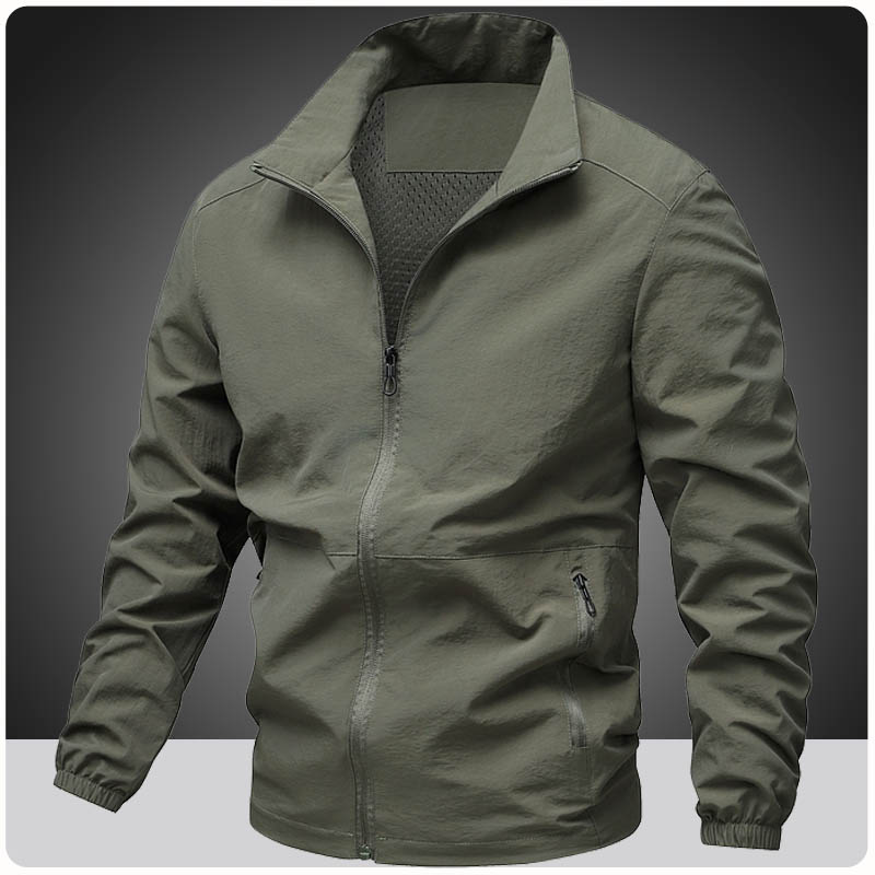 Running Gear Jacket - Spring Lightweight Varsity Jacket Men Summer