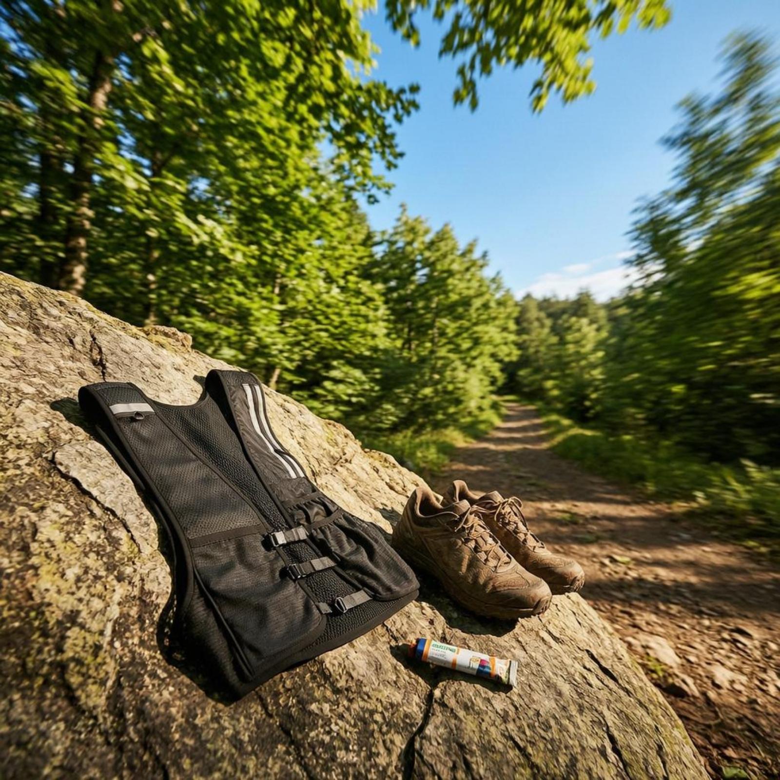 Running Gear Vest - Outdoor Running Vest Backpacking Gear Friendly