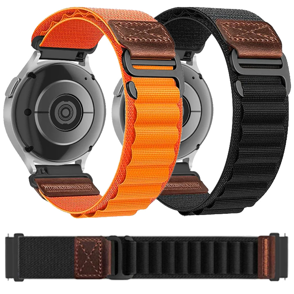 18/20/22mm Nylon+Leather Strap - Runners Gear review and price