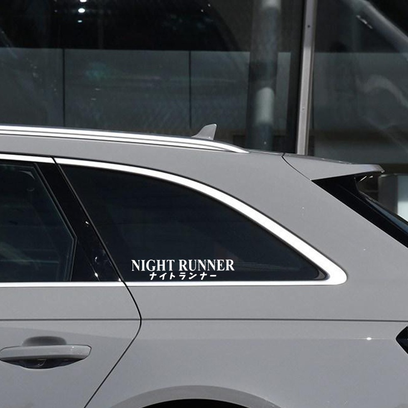 G004 20x4CM Car Sticker NIGHT  - Runners Gear review and price
