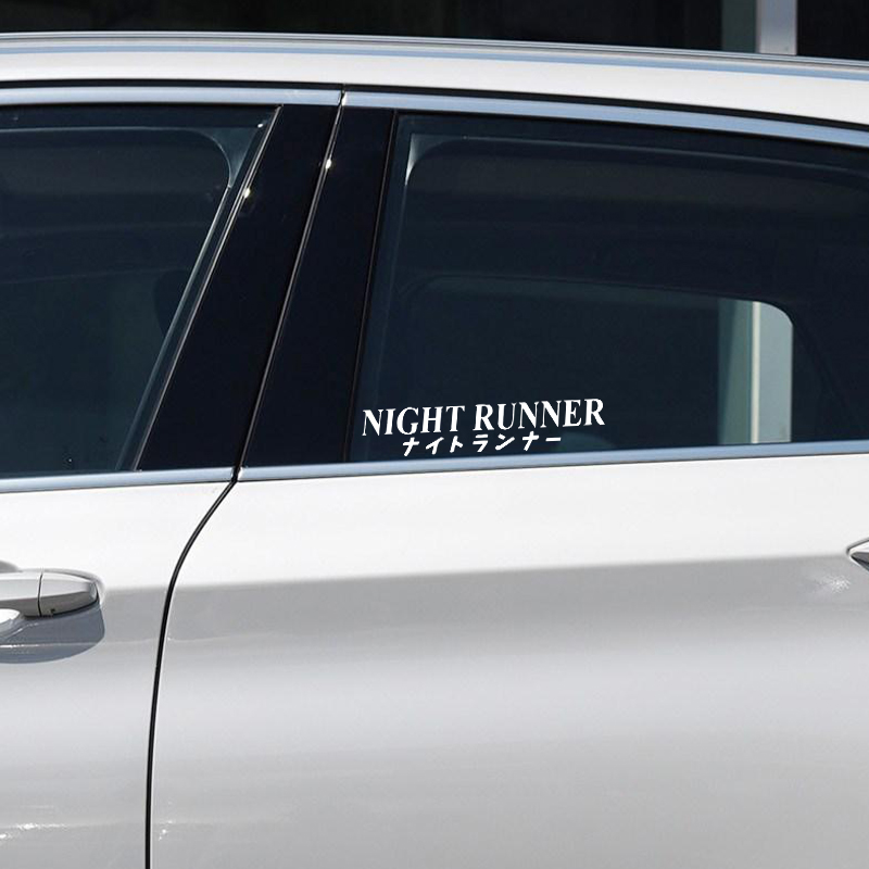 G004 20x4CM Car Sticker NIGHT  - Runners Gear review and price