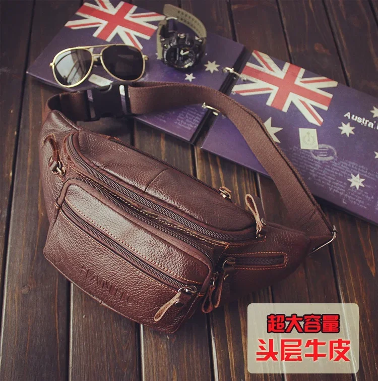 Genuine Cowhide Leather Waist  - Running Gear To Hold Phone review and price