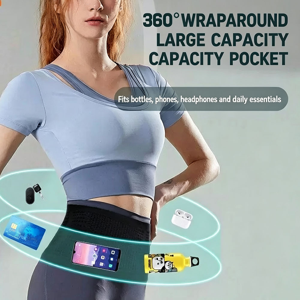 Running Waist Bag, High Elasti - Running Gear To Hold Phone review and price