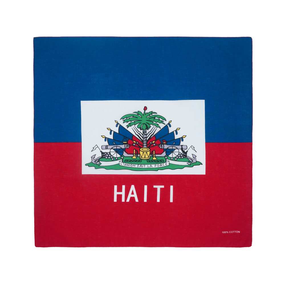 Haiti Flag Bandana 100% Cotton - Running Gear Gifts For Women review and price