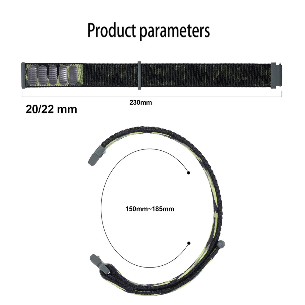 20mm 22mm Nylon Loop Strap For - Runners Gear review and price
