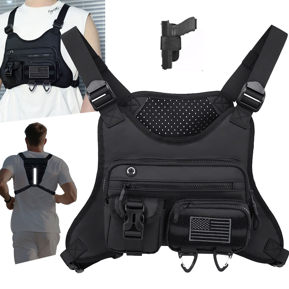 Camping Front Chest Vest  Back - Running Gear Vest review and price